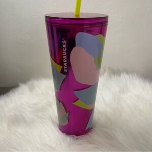 Starbucks Spring 2024 Metallic Magenta Magnolia Tumbler
